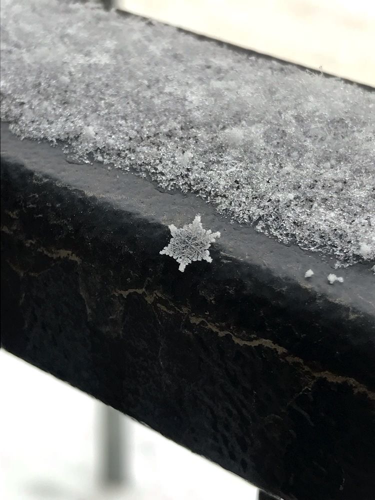 История одной снежинки..