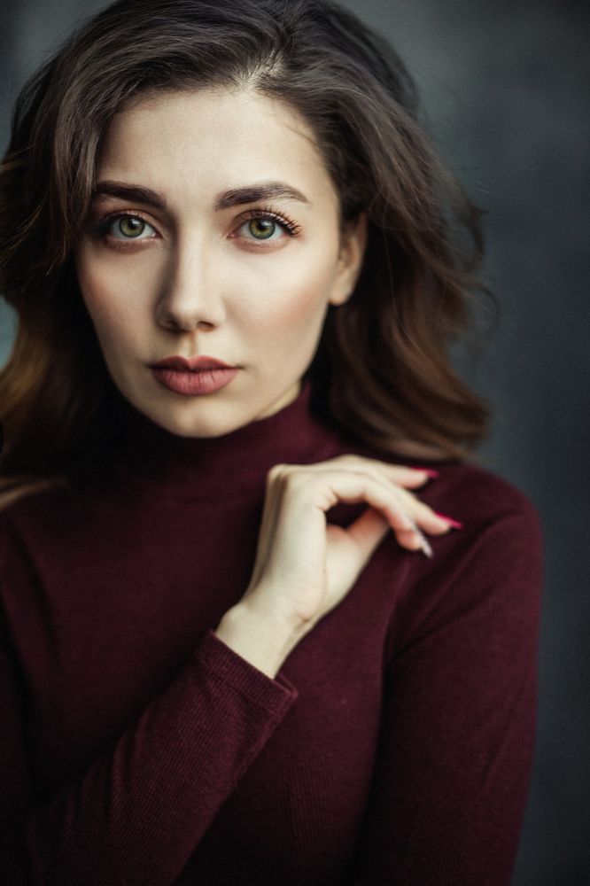 на подушечках пальцев