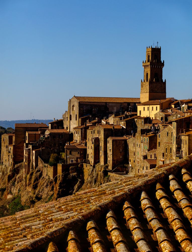Les toits de Pitigliano
