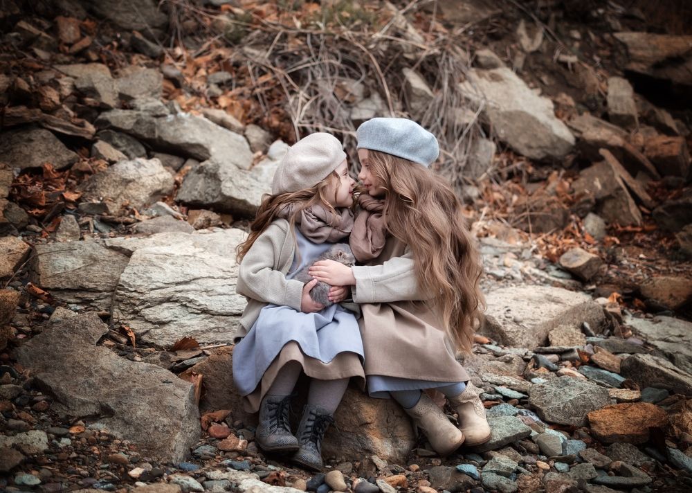 С пушистым другом