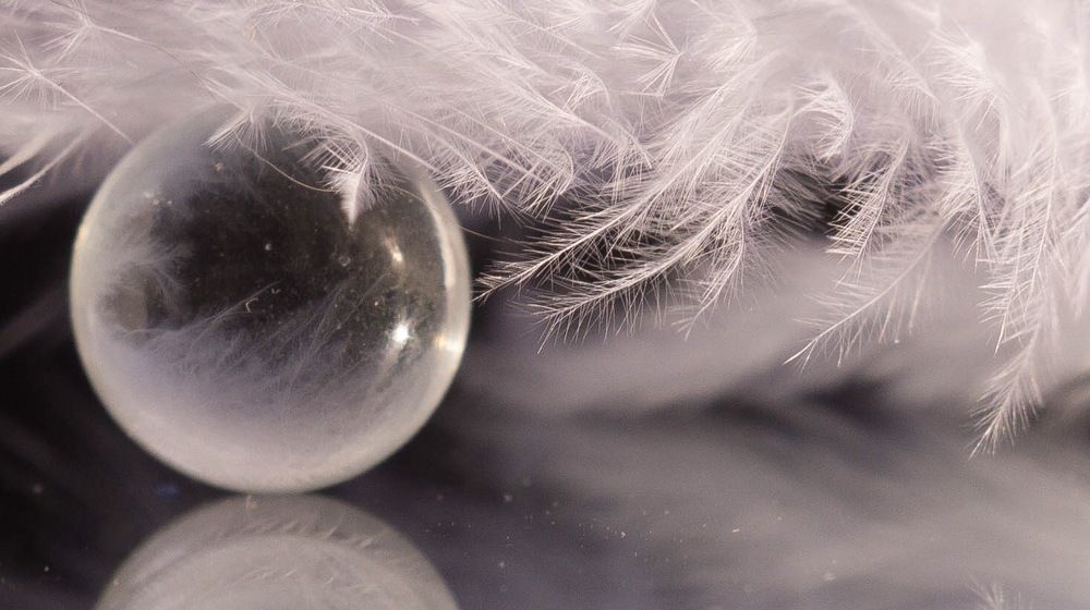 Перо и шарик