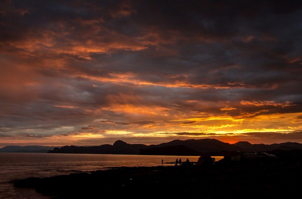 Закат в Крыму