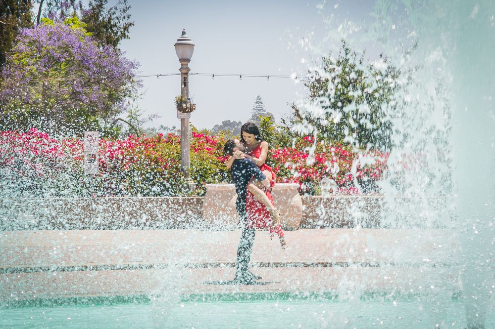 splashes of champagne