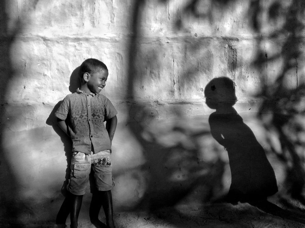 The boy and his imaginary friend