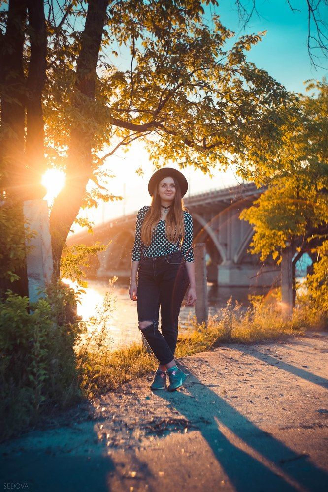 Закатное солнце