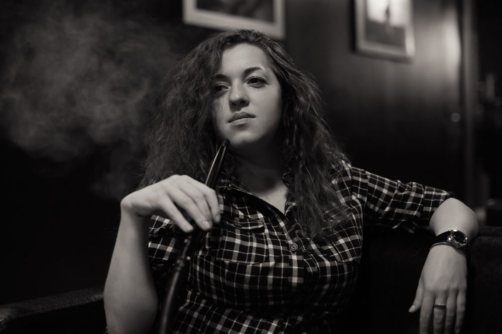 В кальянной