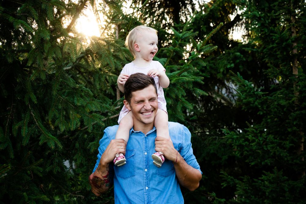 Папа и дочь