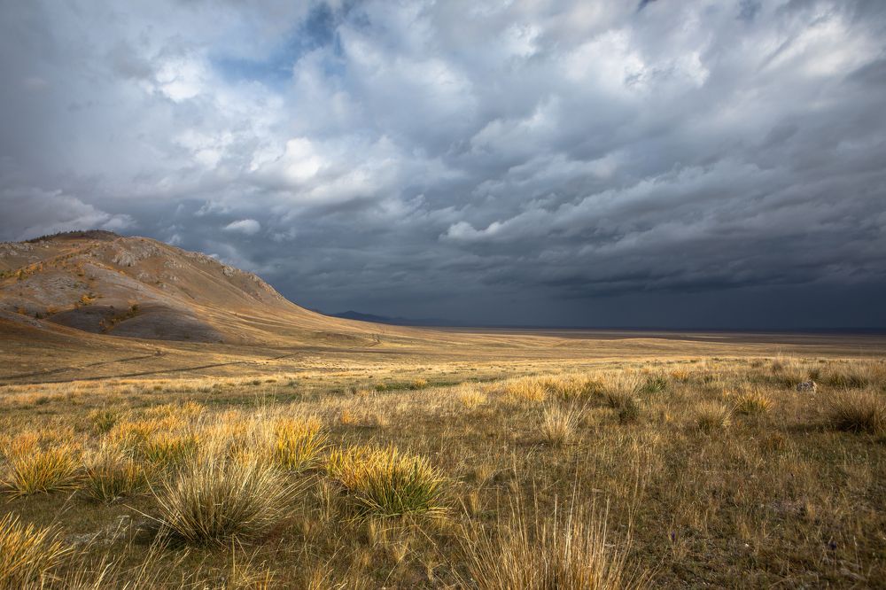Непогода в Камызякской степи