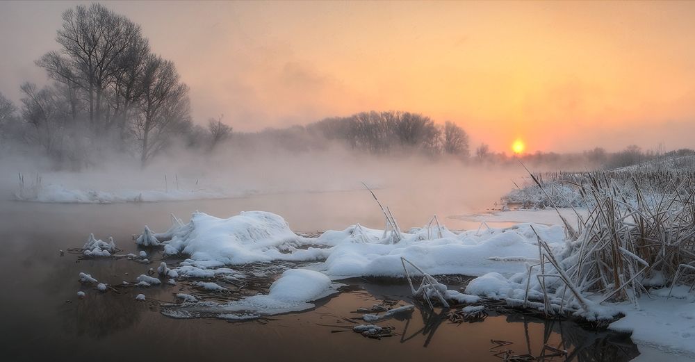 морозное утро