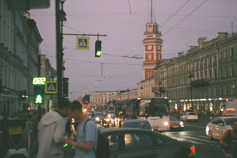 Невский проспект, август