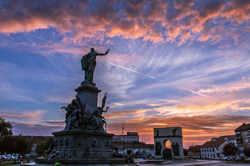 Colours over the city