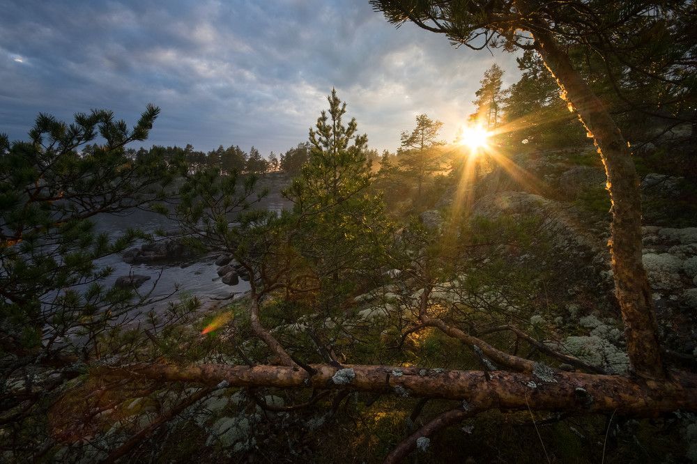 Рассвет над Ладогой