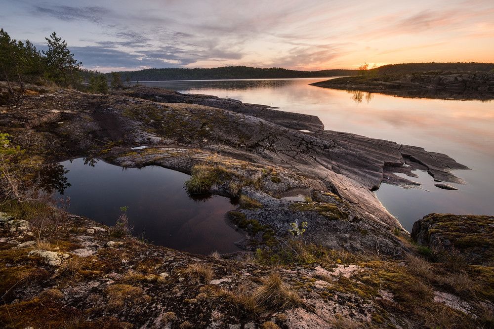 Рассвет над Ладогой