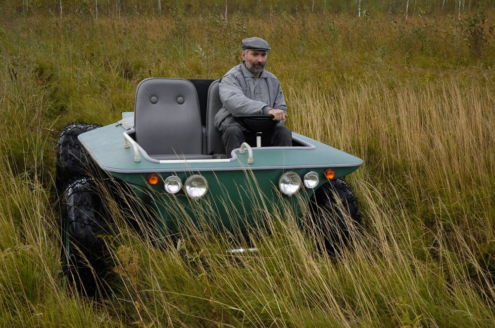 Испытание болотохода