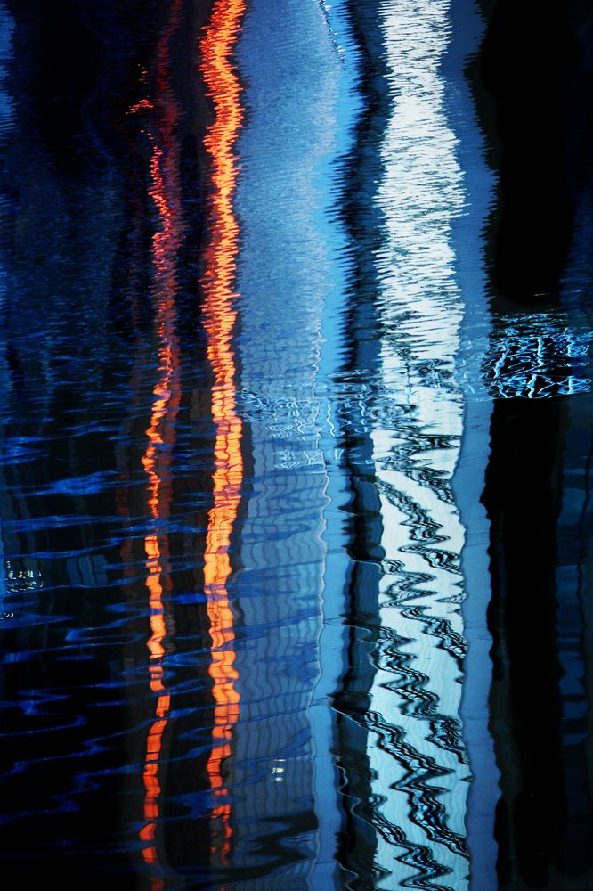 Orange in Blue