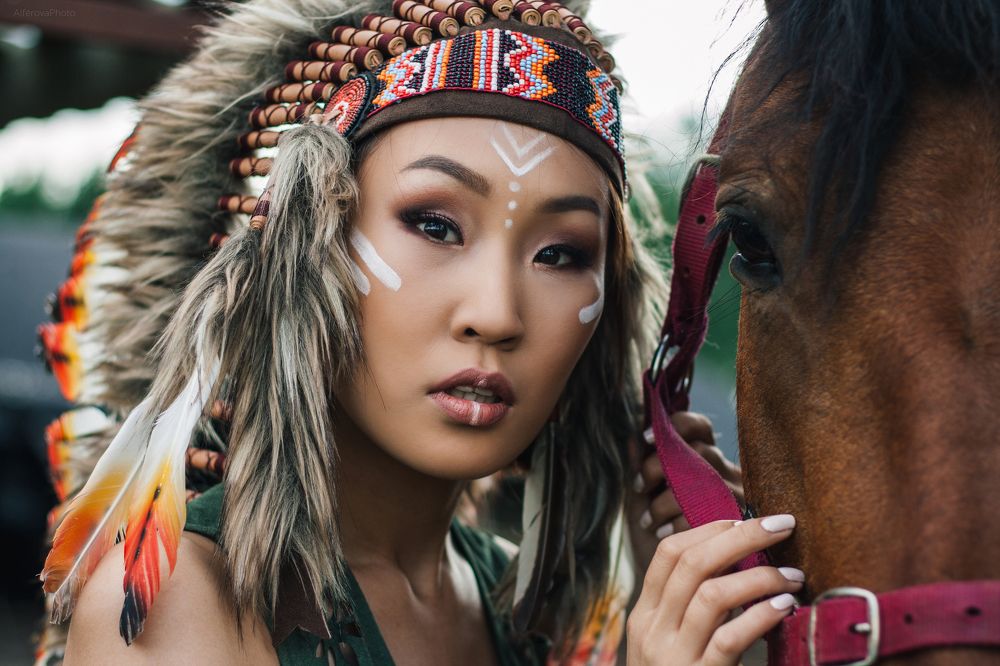 Девушка диких прерий