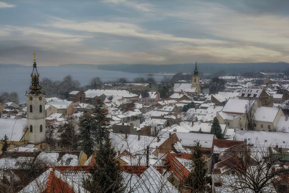View on Zemun roofs