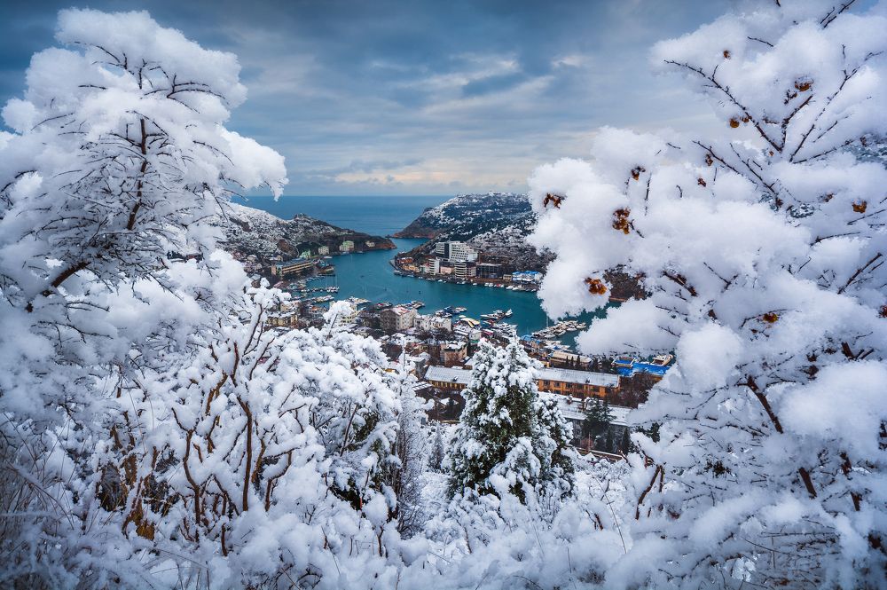 Зима в тысячу раз красивее, если это зима в Севастополе.
