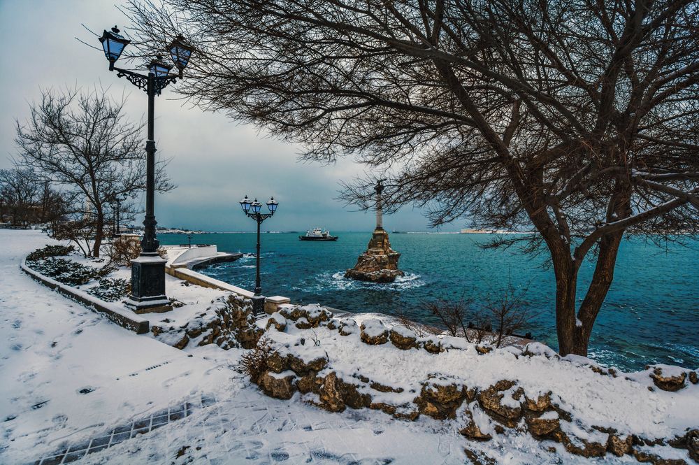 Зимнее утро в Севастополе