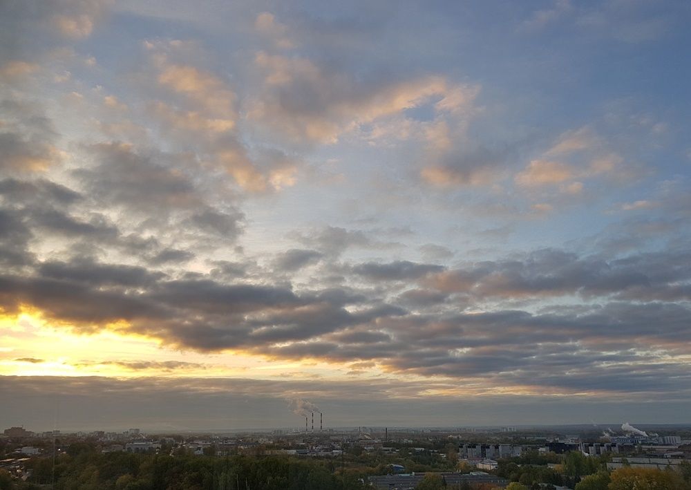 Вид на город