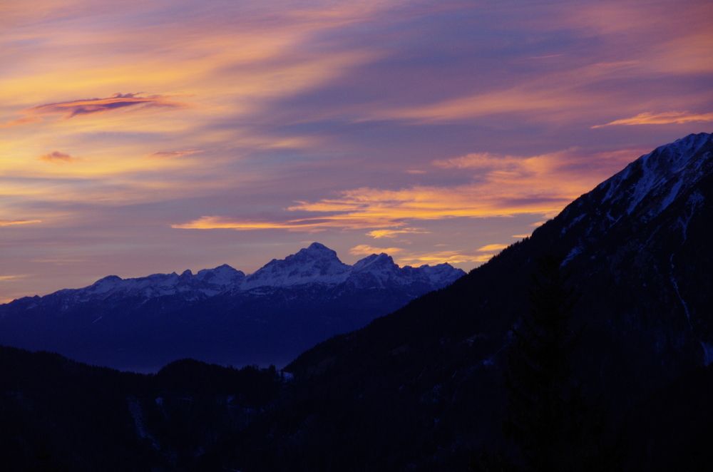 Triglav sunset