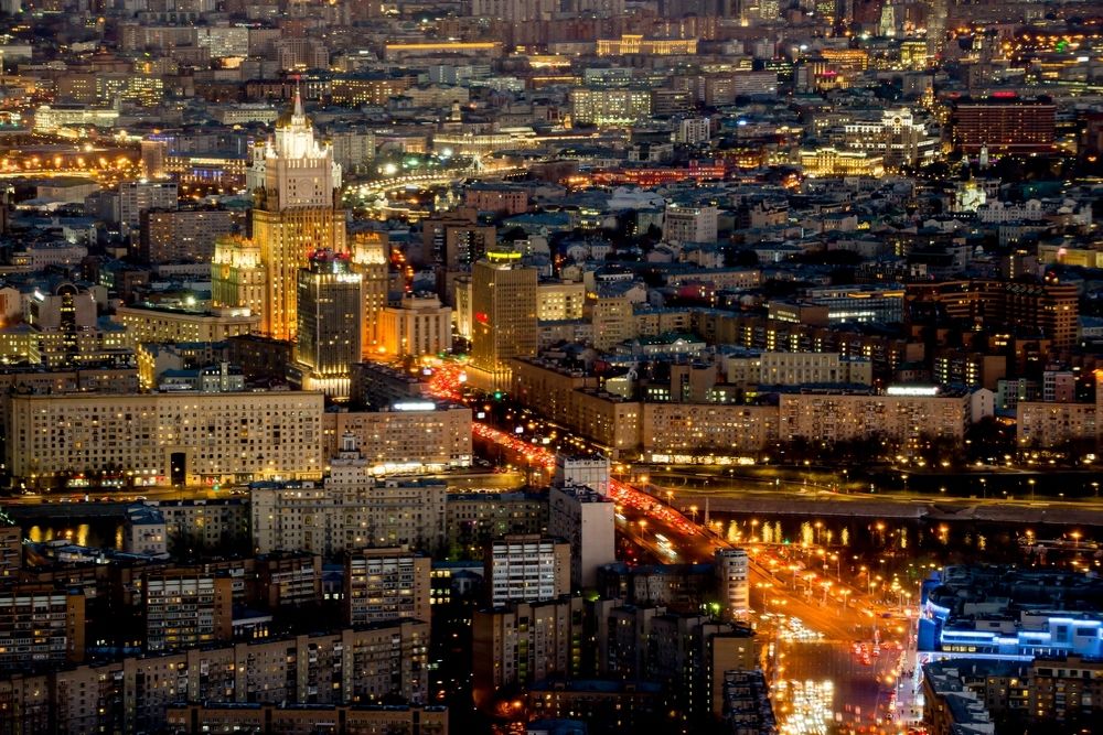 Москва, вечер