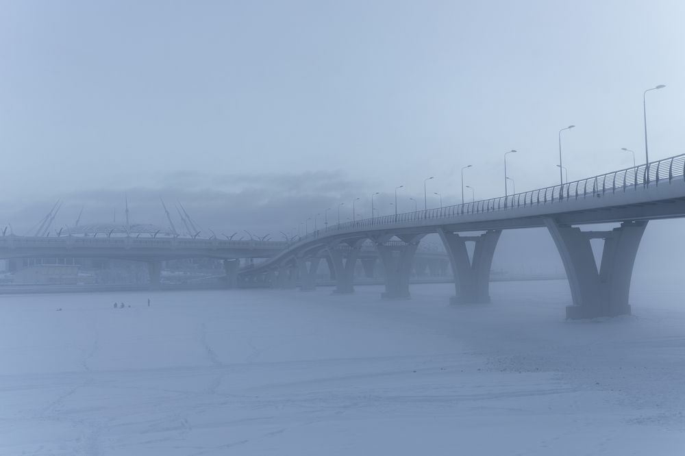 Застывший зимний день