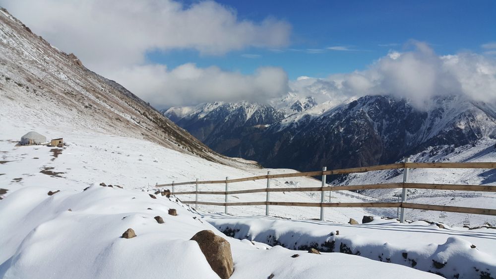 Утро в горах