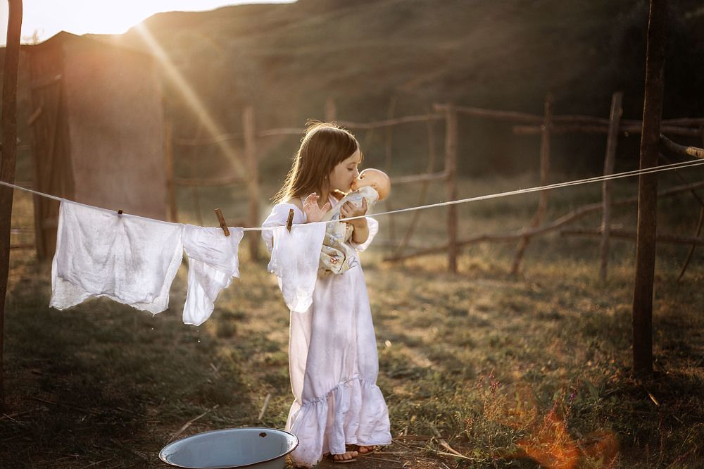 Маленькая мама.