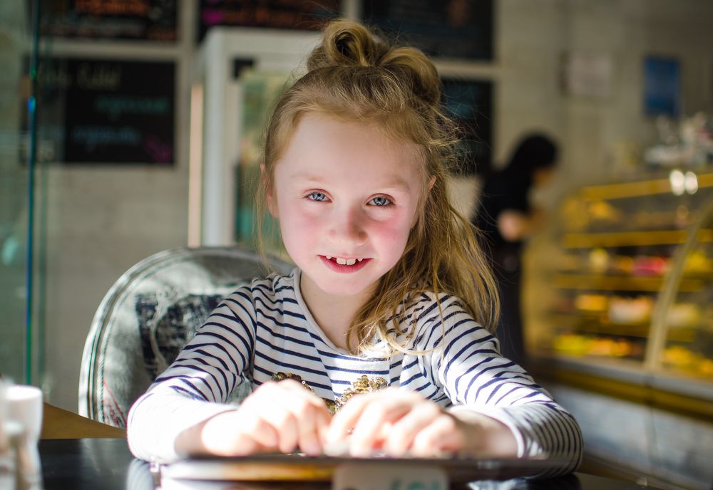 взгляд голубых глаз