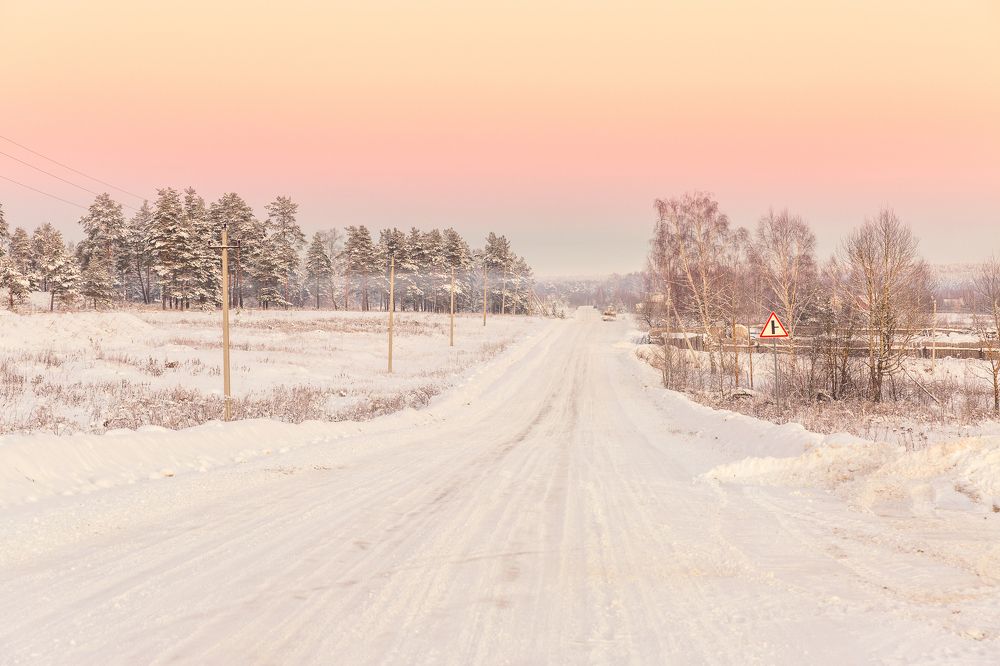Зима в ванильных цветах