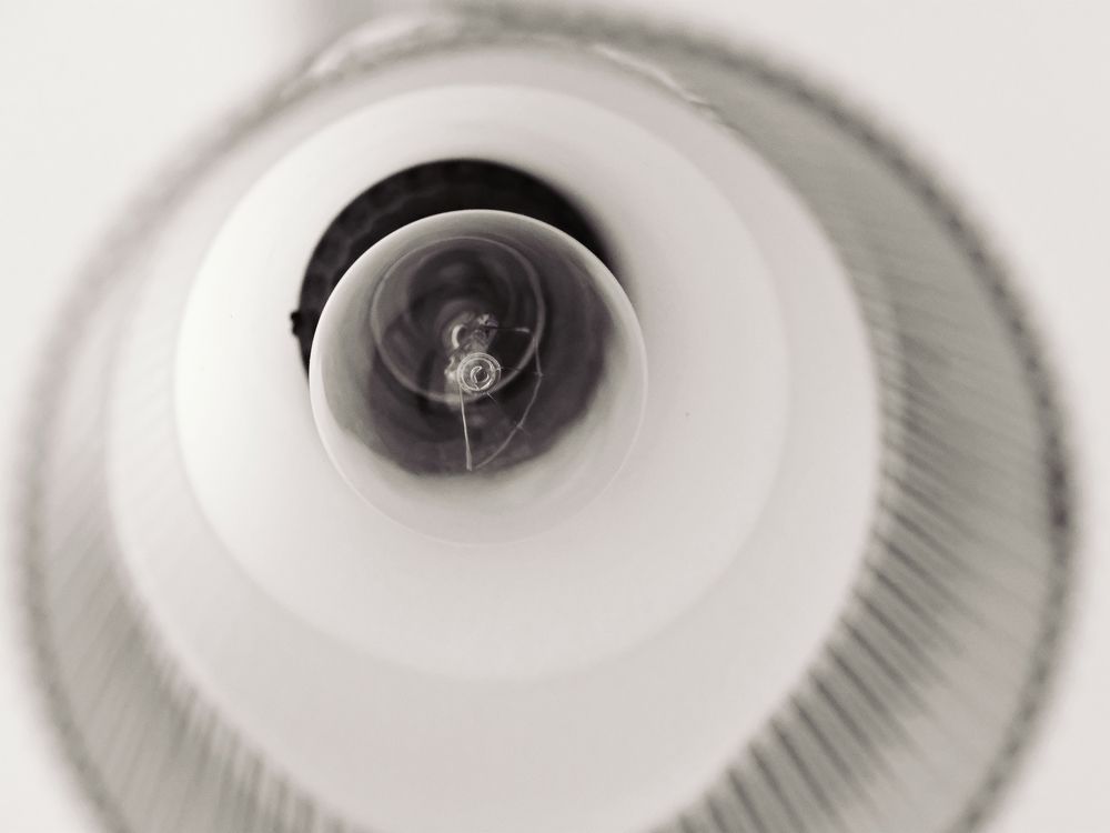 inside the lamp