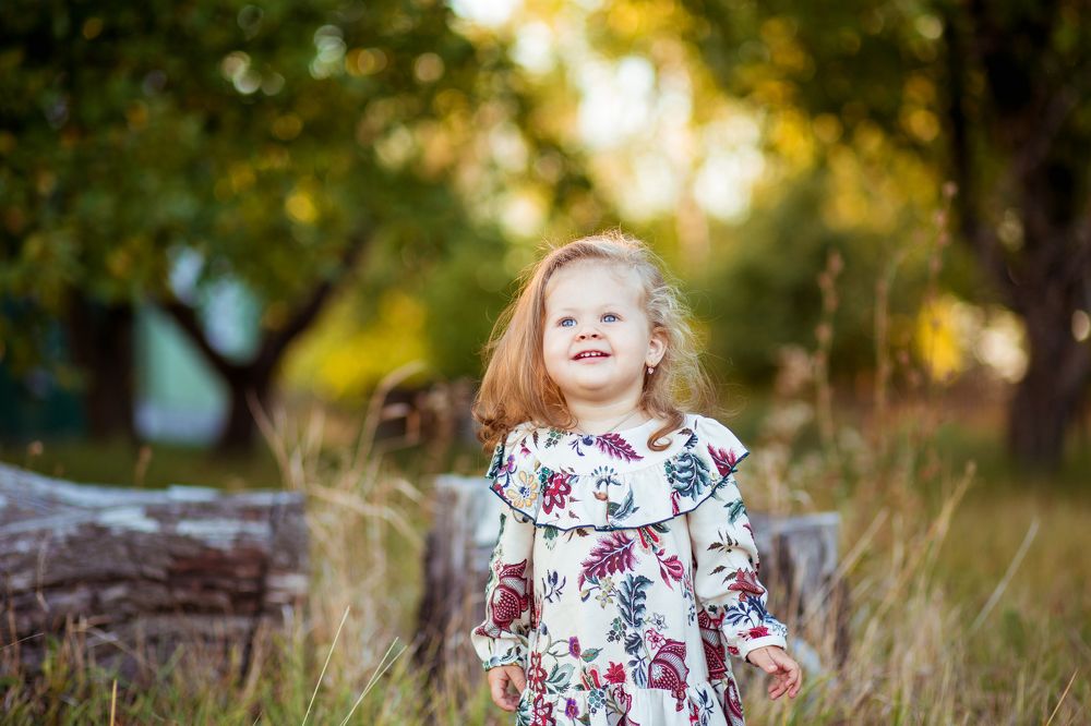 Малышка Ди в саду