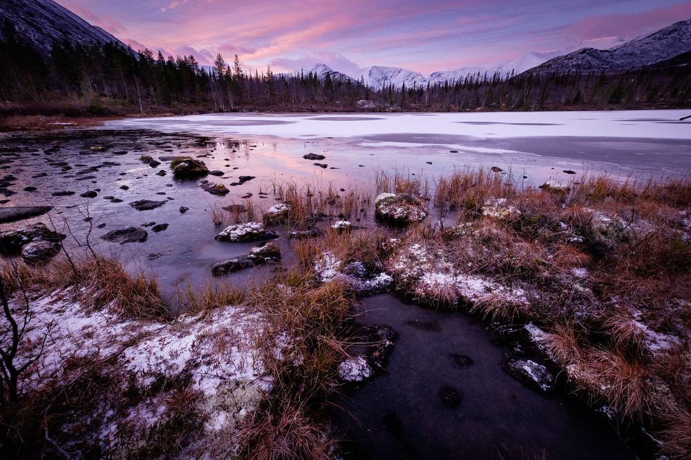 Рассвет в Хибинах