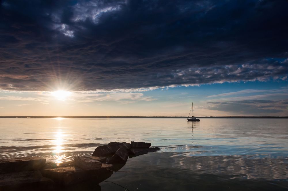 На закате дня