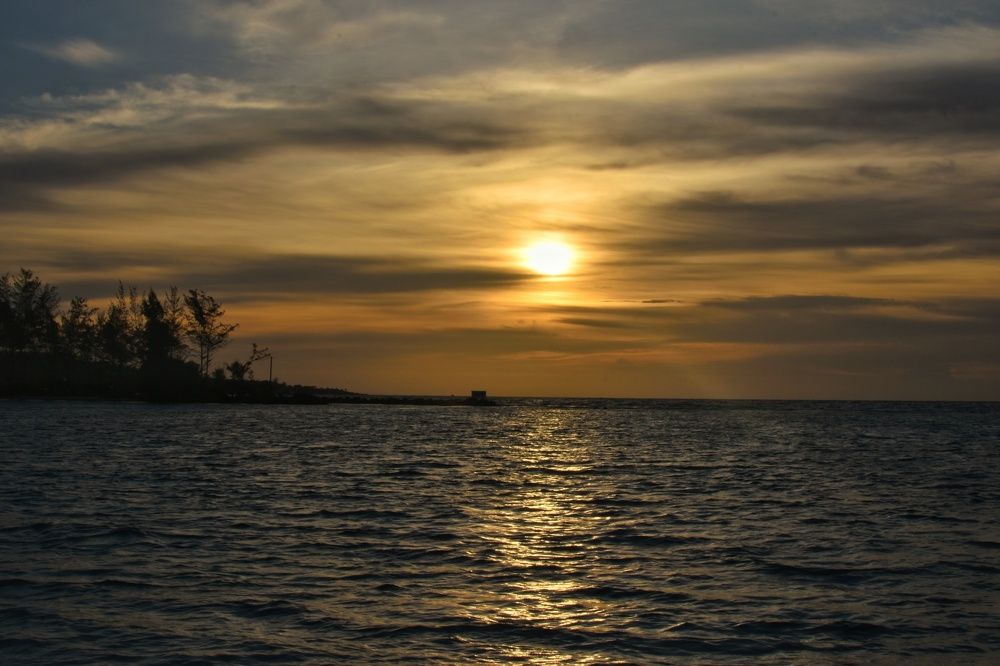 sunrise over the horizon