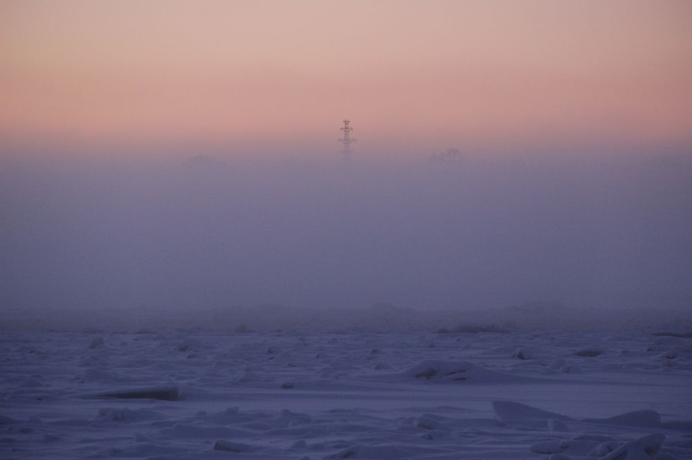 Туман над рекой.