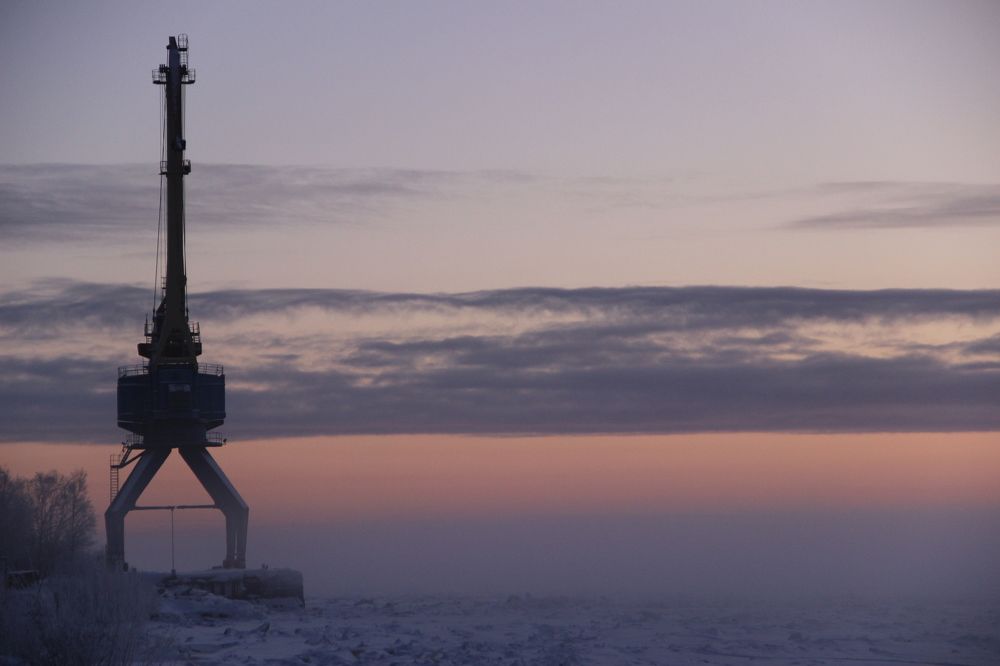 Туман над рекой.