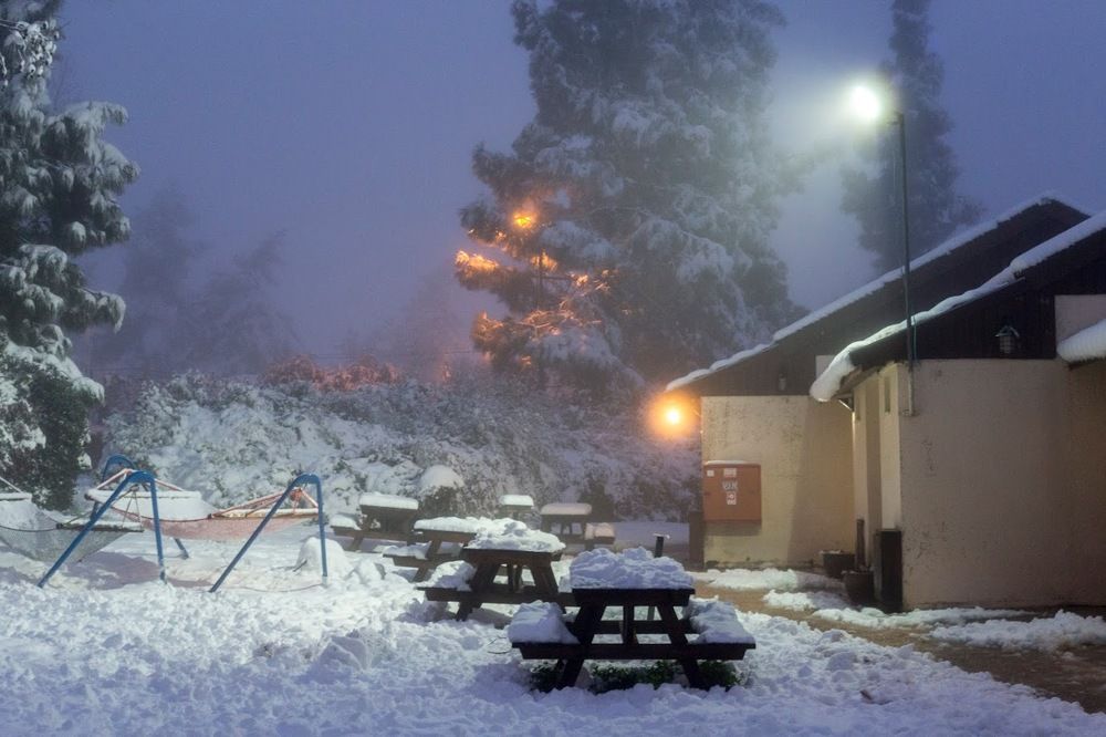 Зимний вечер на Голанах