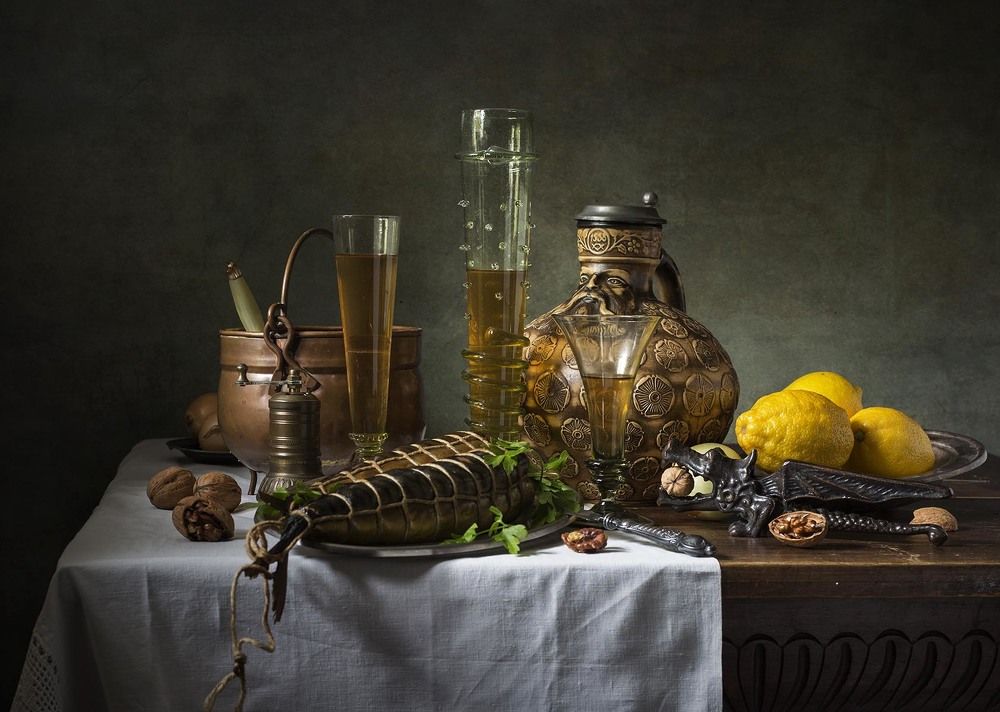 Ужин с копченой рыбой