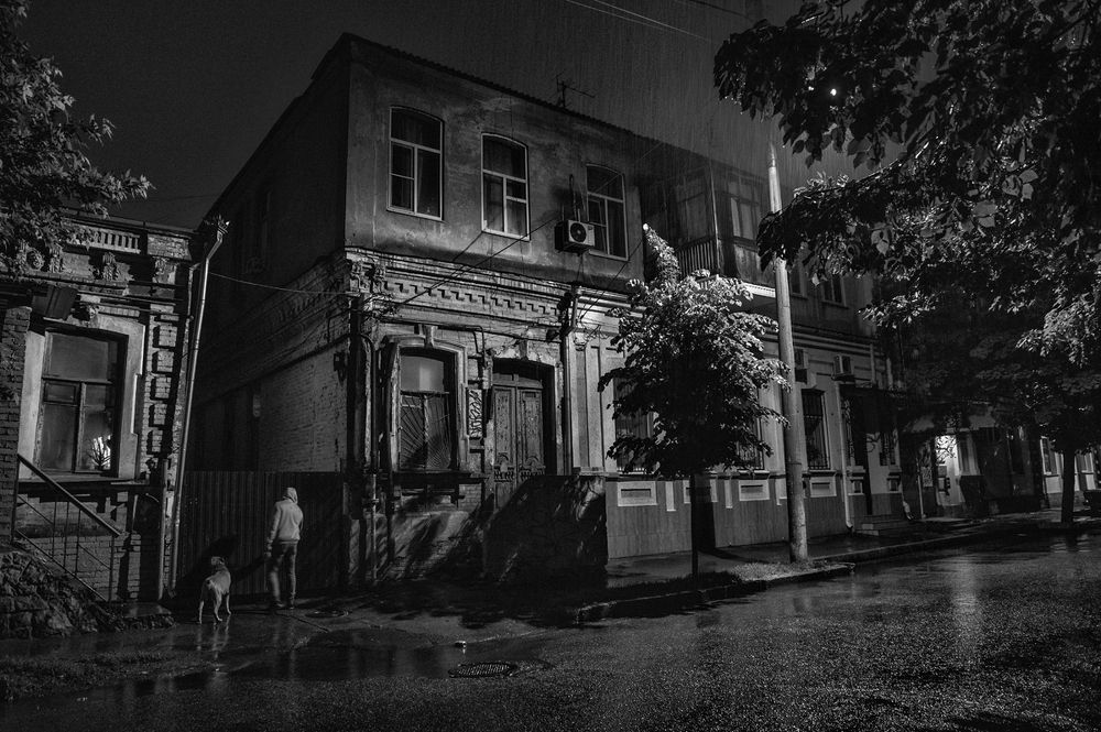 Ночная прогулка.