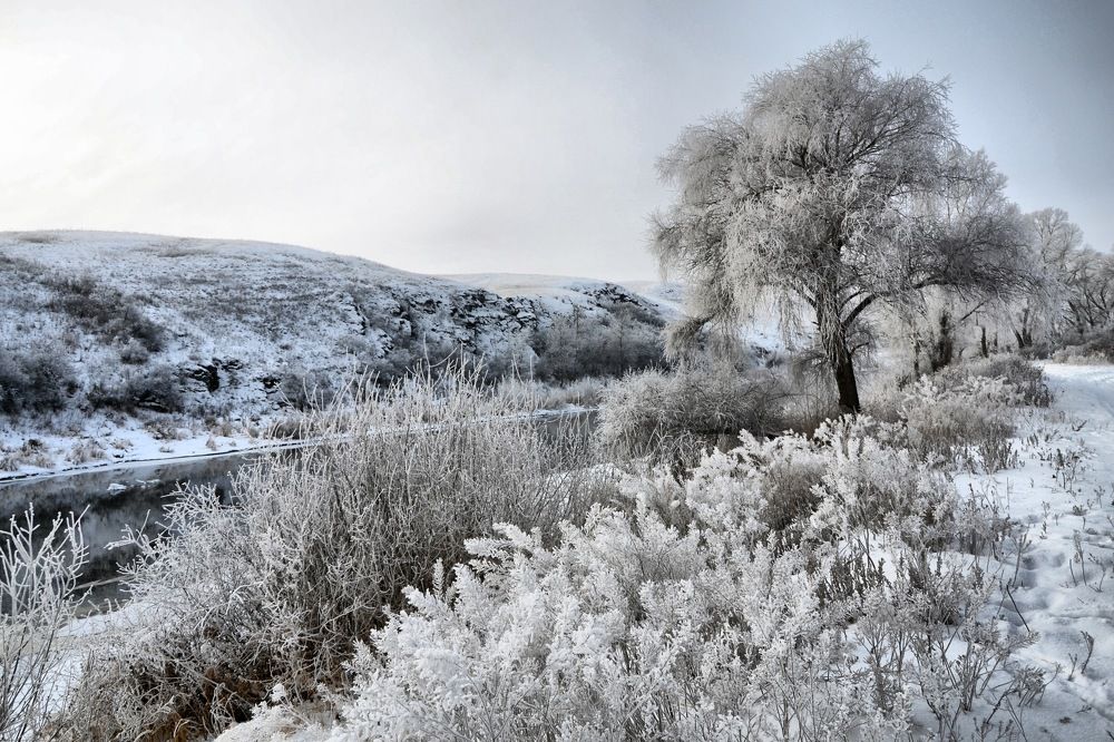 Зимний пейзаж на Урале