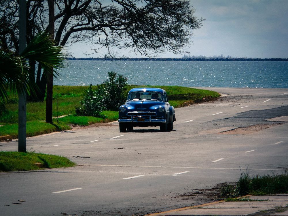 Retro car in Cuba