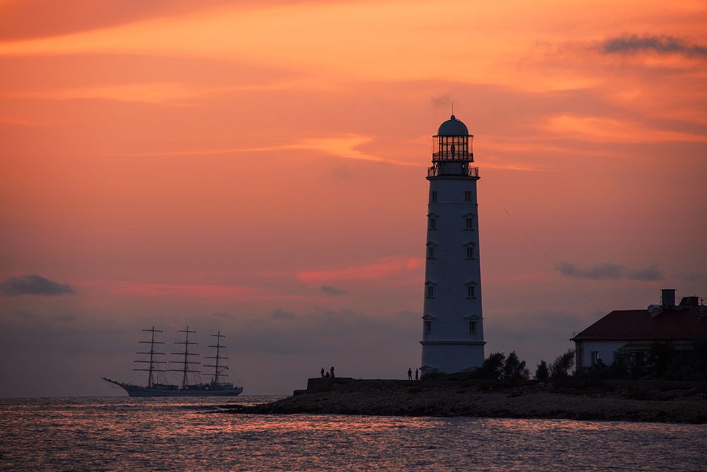 На закате дня