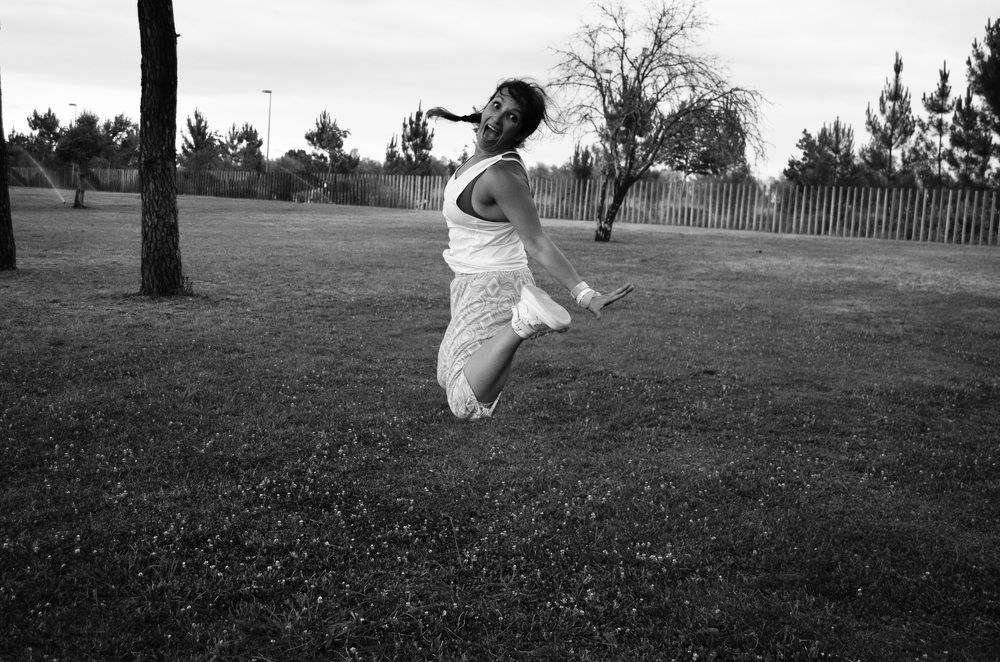 Black and white sport