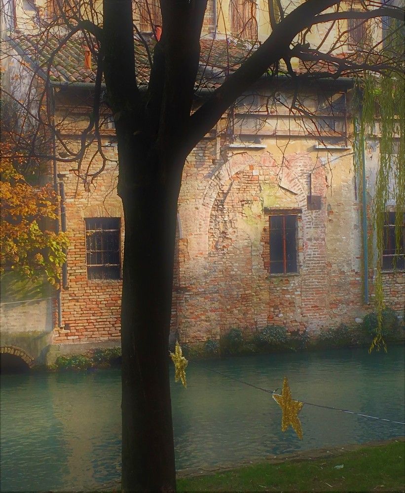 Old house in the fog...