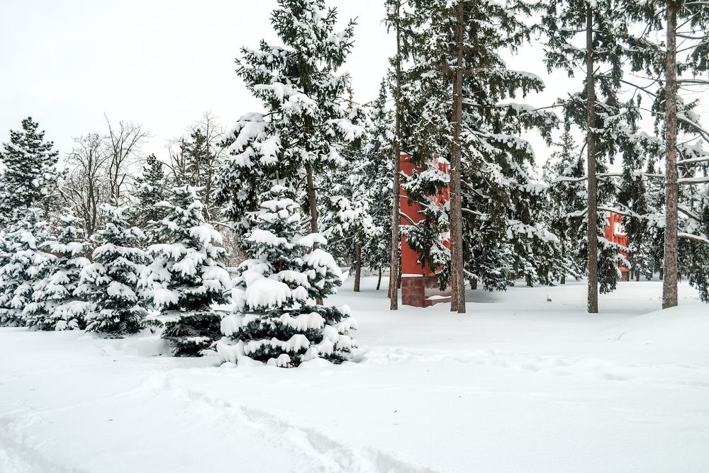 Мемориал зимой