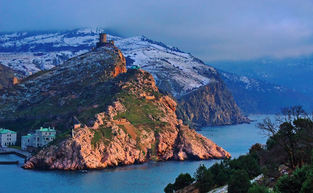 Крым.Балаклава.Зима.