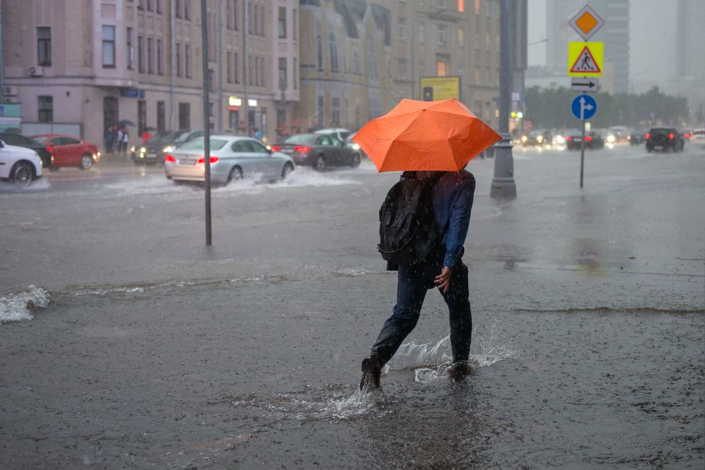 Дождь в городе