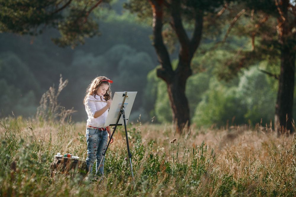 юная художница